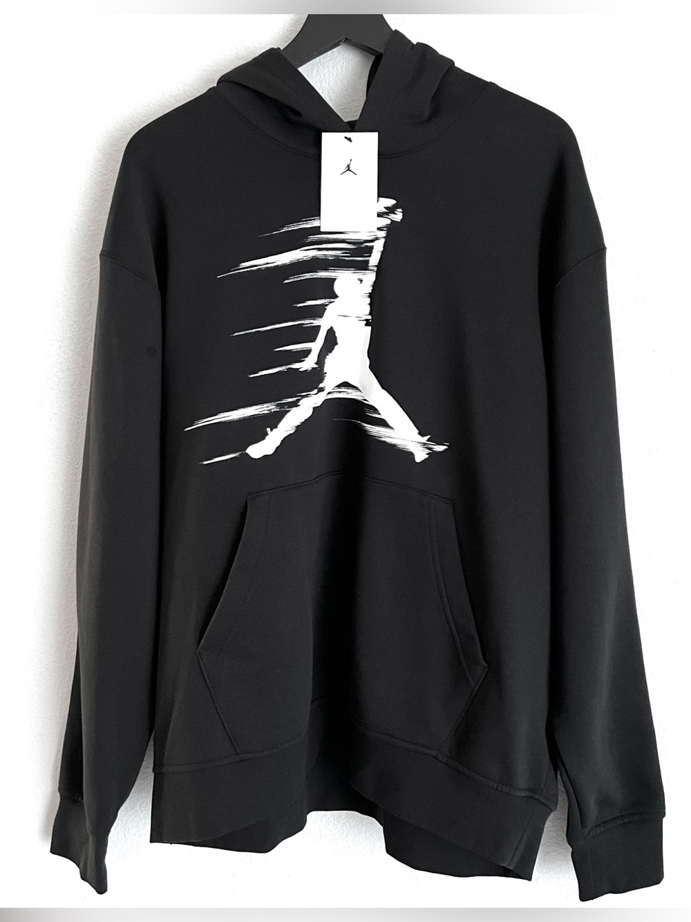 Jordan MVP fleece pullover hoodie Size XL Black
